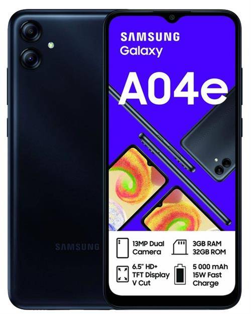 Samsung Galaxy A04e Black Smartphone