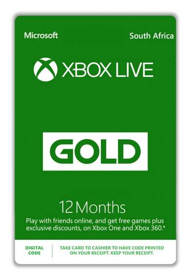 Xbox Live Gold 12 Months