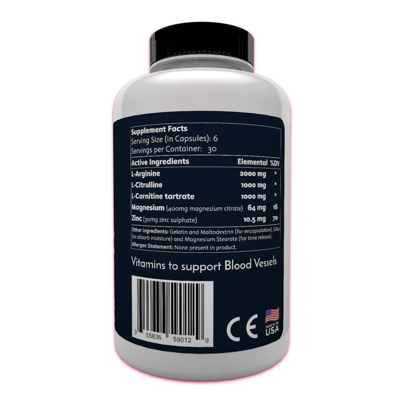 Promescent - Vitaflux for men - Improve your libido [ 180 Capsules - 30 day Supply ] Made in USA