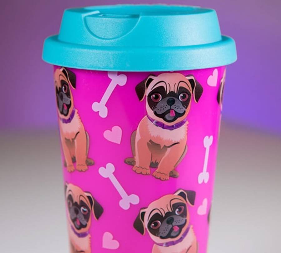 Pug Travel Mug
