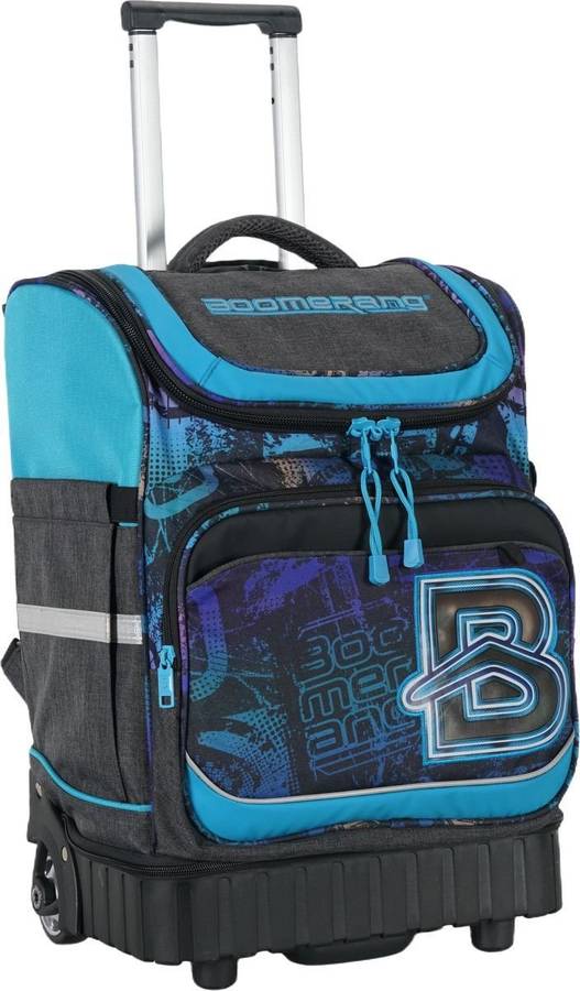 Boomerang Hardbase XL Trolley Backpack Cyan