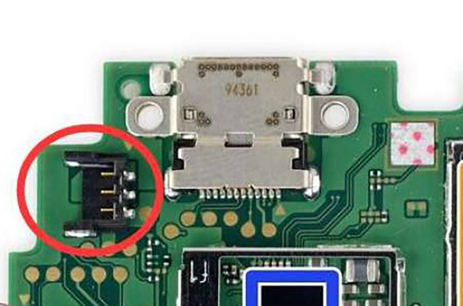 Nintendo Switch Lite Console Internal Battery Connector