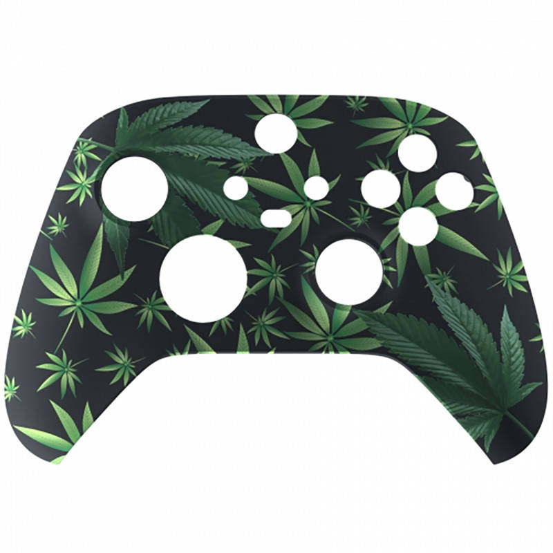 XBOX SERIES S/X Controller Front Faceplate Art Series Soft Touch Green Weeds