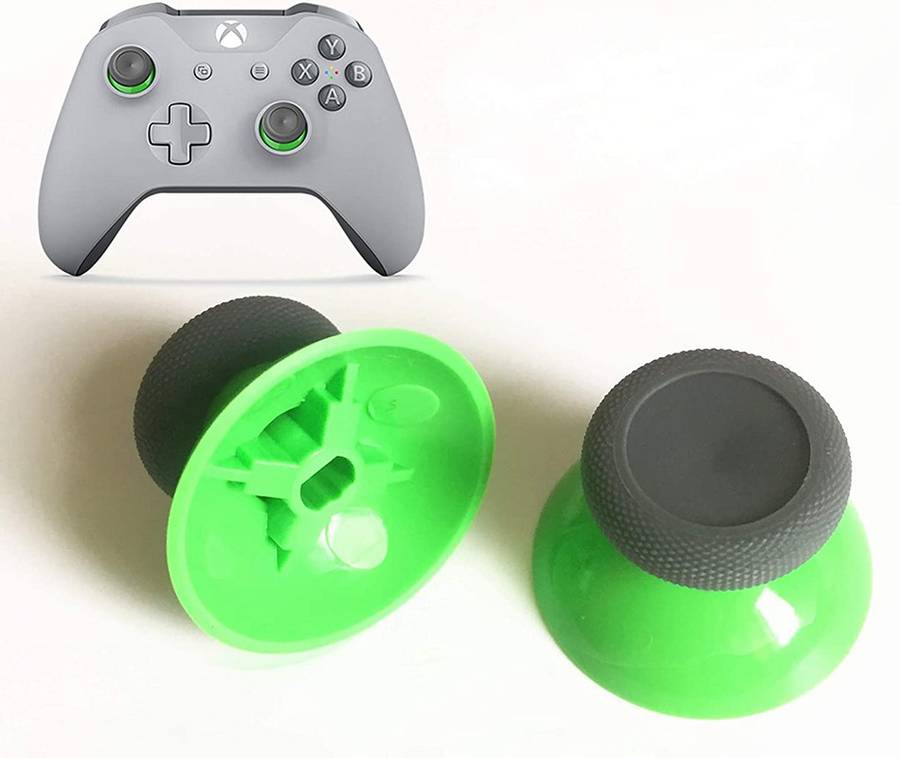 XBOX ONE Original Controller Replacement Thumbsticks Grey and Green