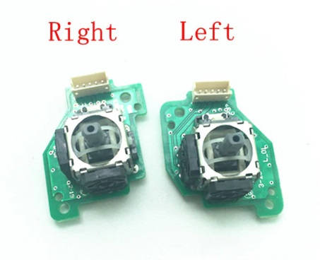 WII U GamePad 3D Analog Stick With PCB Board Left Right Set