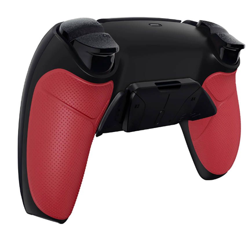 Ps5 Dualsense Controller 4x Back Button Mod Kit Rise4 Rubberized Red