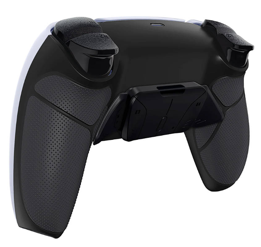 Ps5 Dualsense Controller 4x Back Button Mod Kit Rise4 Rubberized Black for BDM-030/040/050