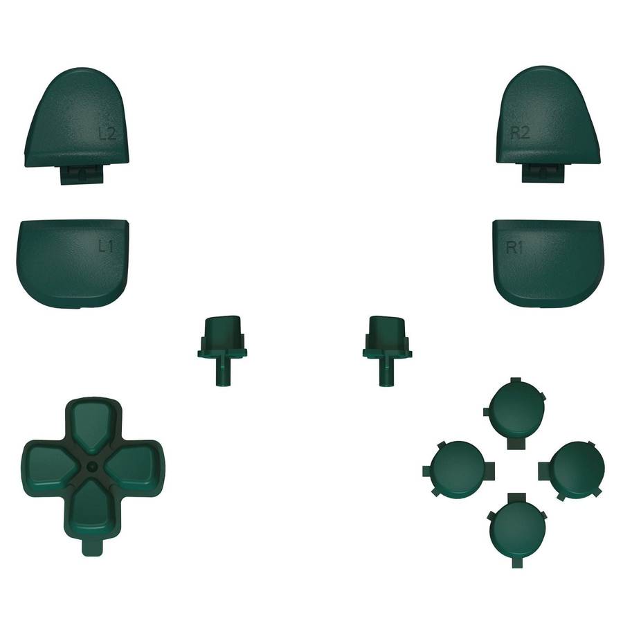 PS5 Dualsense Button Set Matte UV Racing Green BDM-030/040/050