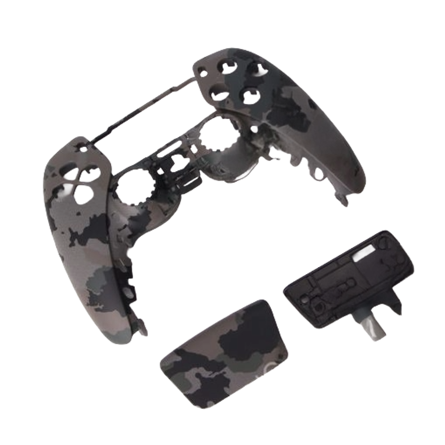 PS5 Dualsense Controller Front Shell With Touchpad Camouflage Grey for BDM-20/30/40