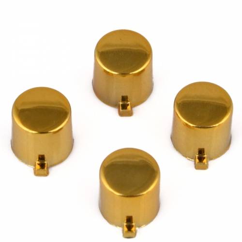 PS4 Controller DS4 Button Set Chrome Gold