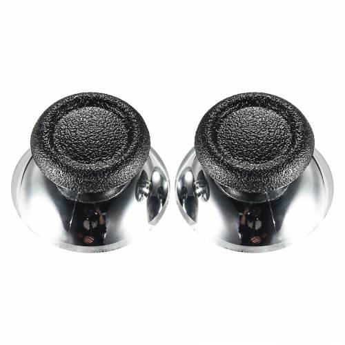 PS4 Dualshock 4 DS4 Controller Chrome Series Thumbsticks Chrome Silver Black Rubber