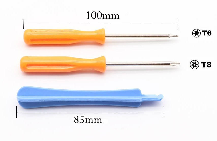 ScrewDriver Set Mini Torx T8 + T6 + Prytool