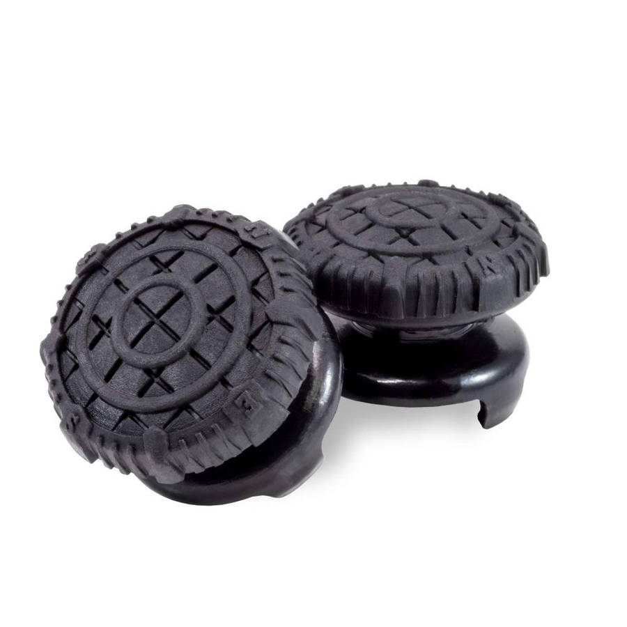 PS4 Controller Raised Thumbsticks FPS Battle Royale Nightfall Analog Extenders Black