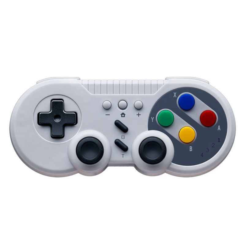 NS Switch Wireless Bluetooth Gamepad Controller with Turbo - SFC Style