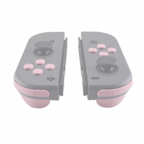 NS JoyCon Soft Touch 16 piece Button Kit Silky Soft Touch Sakura Pink