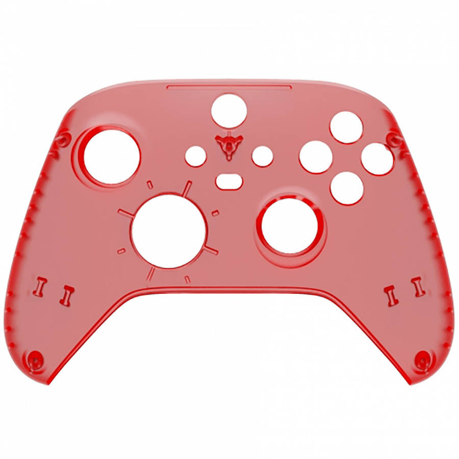 XBOX SERIES S/X Controller Front Faceplate Clear Red