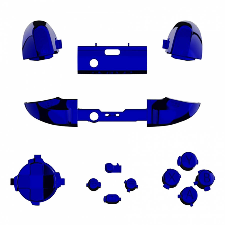 XBOX SERIES S/X Controller Button Set Chrome Blue