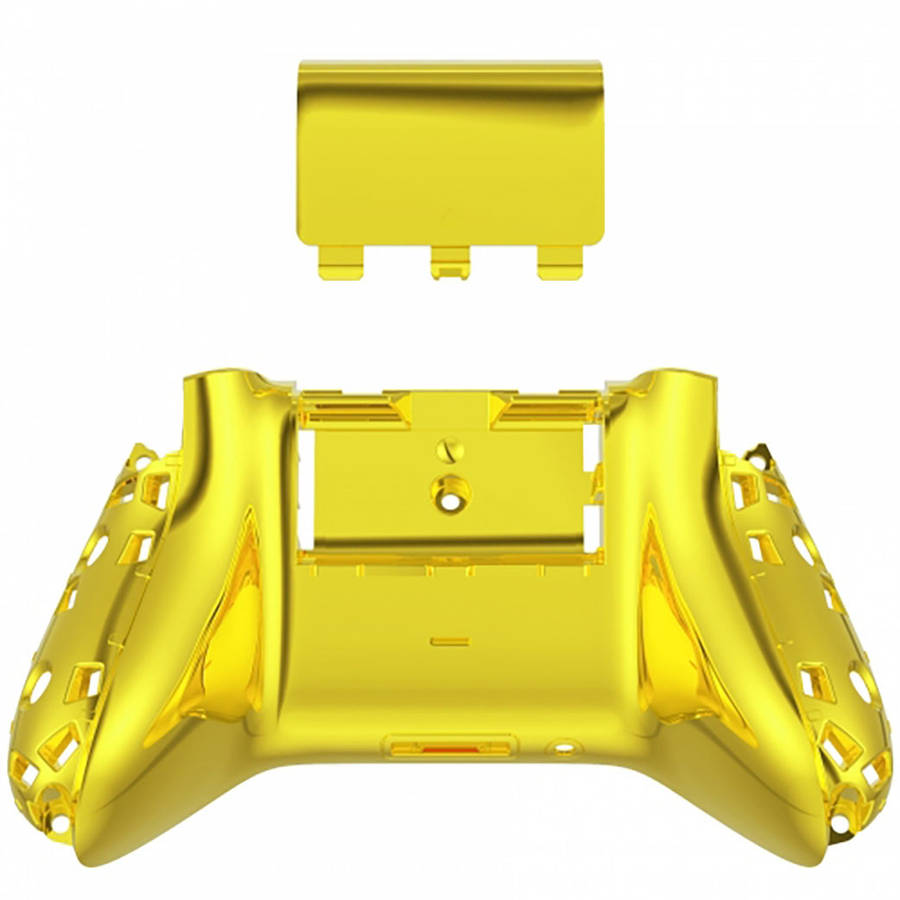 XBOX SERIES S/X Controller Back Shell And Battery Cover Glossy Chrome Gold