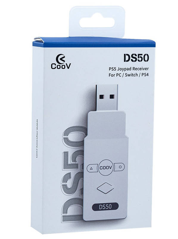 Coov DS50 Adapter to use PS5 Dualsense Controller on PS4/Nintendo Switch/PC