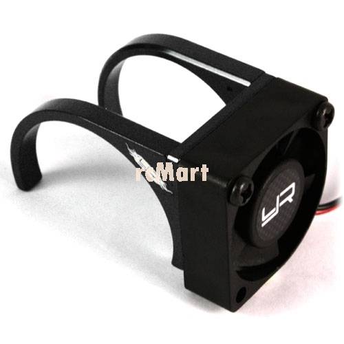 Yeah Racing (#YA-0233VABK) Tornado Motor Heat Sink with High Speed Fan Set (BK) Type A - 0.10kg