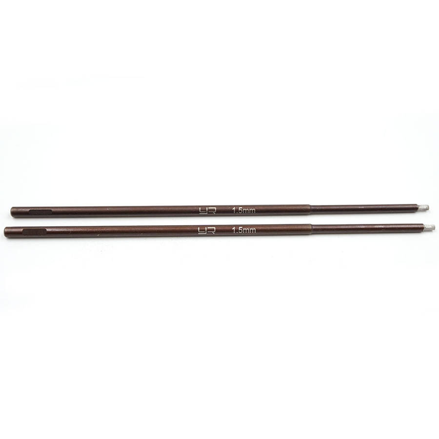 (#YT-0163) Super Hard Steel Allen Wrench Replacement Tip 1.5mm X 120mm 2 pcs for Hudy/EDS/Yeah Racin