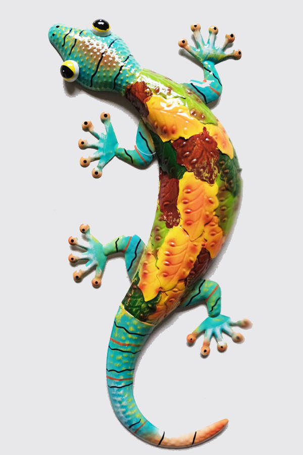 Multicolour Gecko Wall Decor