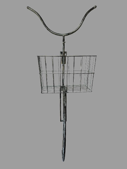 Wall Bicycle Antique Grey Wall Décor
