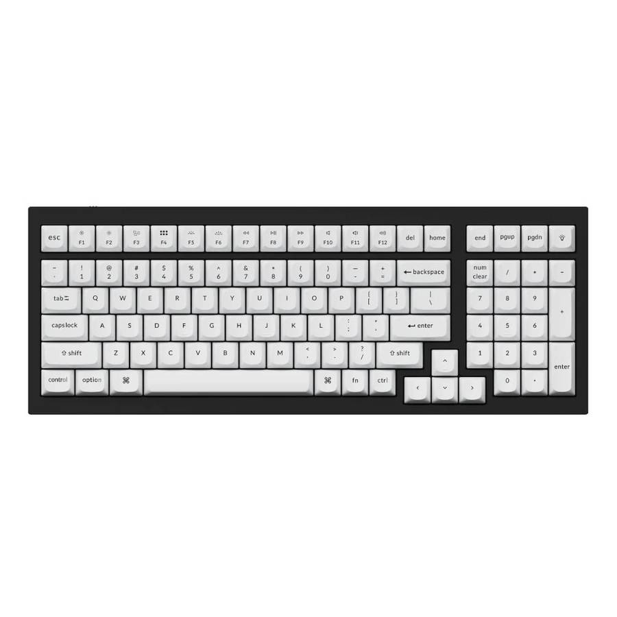 Keychron Double Shot PBT OSA Full Keycap Set - Black/White