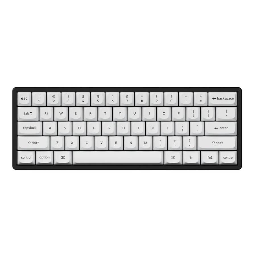 Keychron Double Shot PBT OSA Full Keycap Set - Black/White
