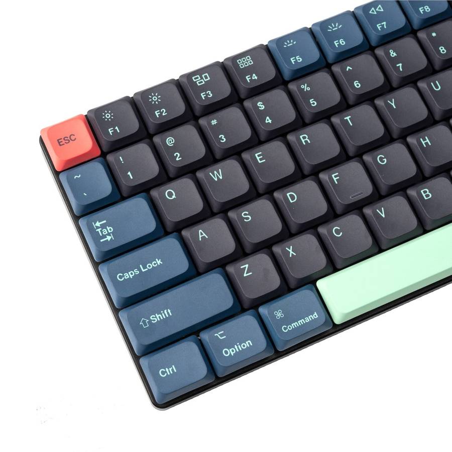 Keychron Low Profile Dye-Sub PBT LSA Full Set Keycap Set – Hacker Edition (133 Keys, PBT, ...
