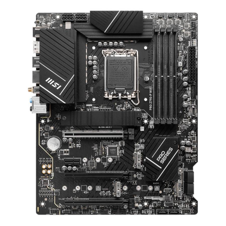 MSI PRO Z790-P WIFI Motherboard – Intel Z790, Wi-Fi 6E, DDR5, ATX