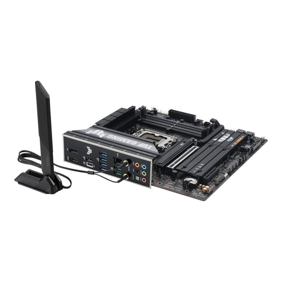 Asus TUF Gaming B860M-Plus Wi-Fi M-ATX Motherboard &#x2013; Intel LGA1851, DDR5, PCIe 5.0. Wi-Fi 7