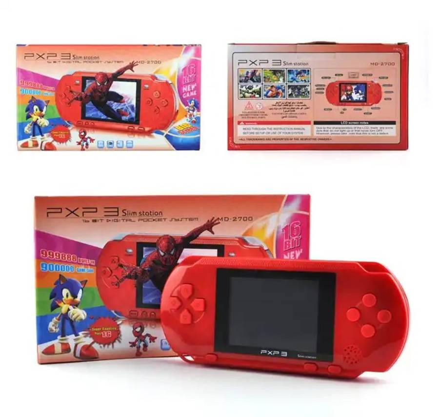 Arcade & Pinball Machines - PXP3 Slim Station 16 Bit Handheld Game ...