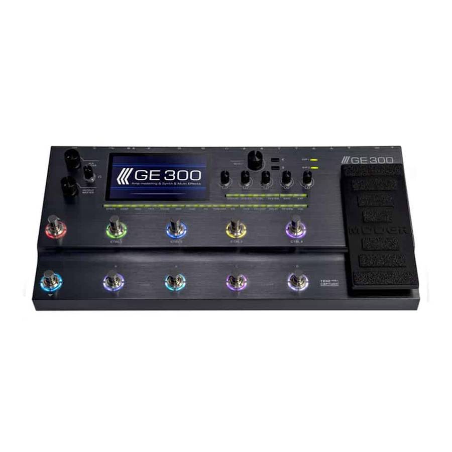 Guitar Effects - Mooer Audio GE300 Multi Effects Processor Pedal