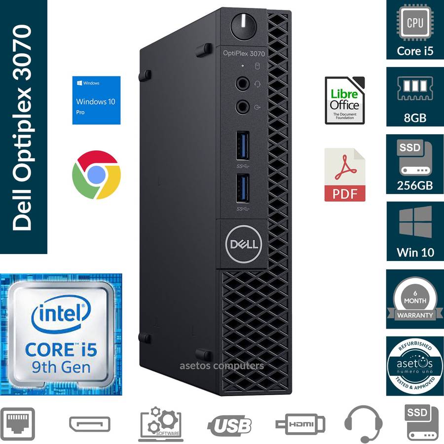 PC Desktops & All-in-Ones - Dell OptiPlex 3070 Micro PC Tiny