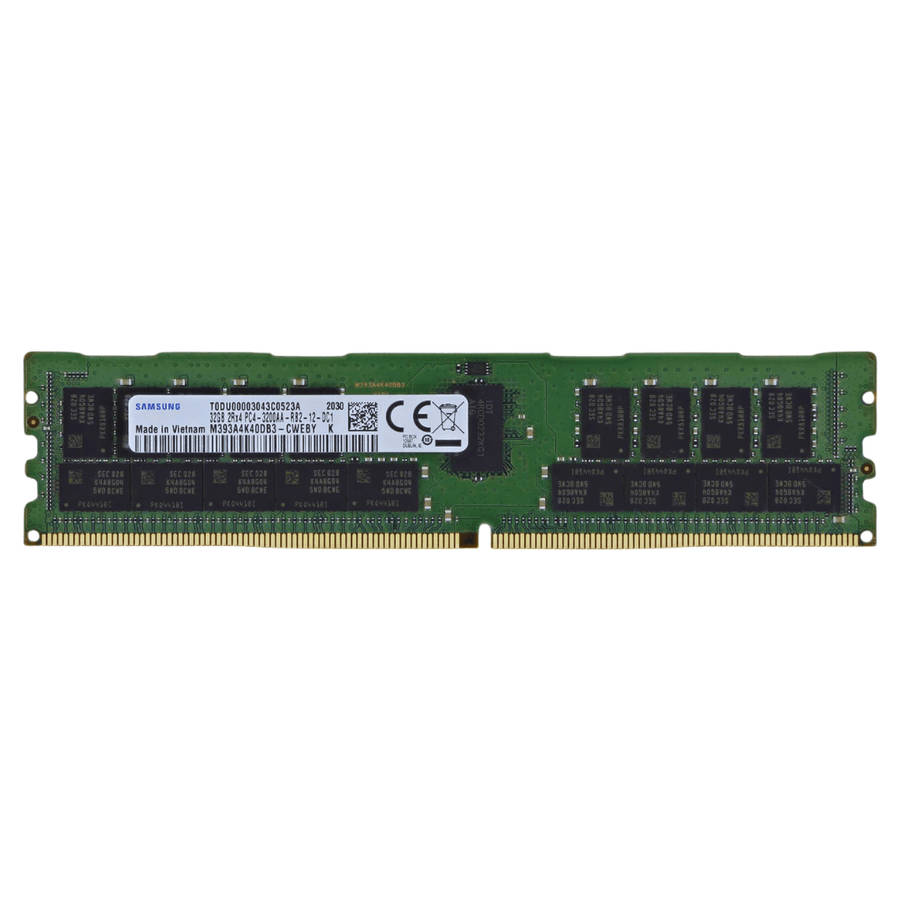 Memory (RAM) - Samsung 32GB 2Rx8 PC4-3200AA RDIMM Server Desktop