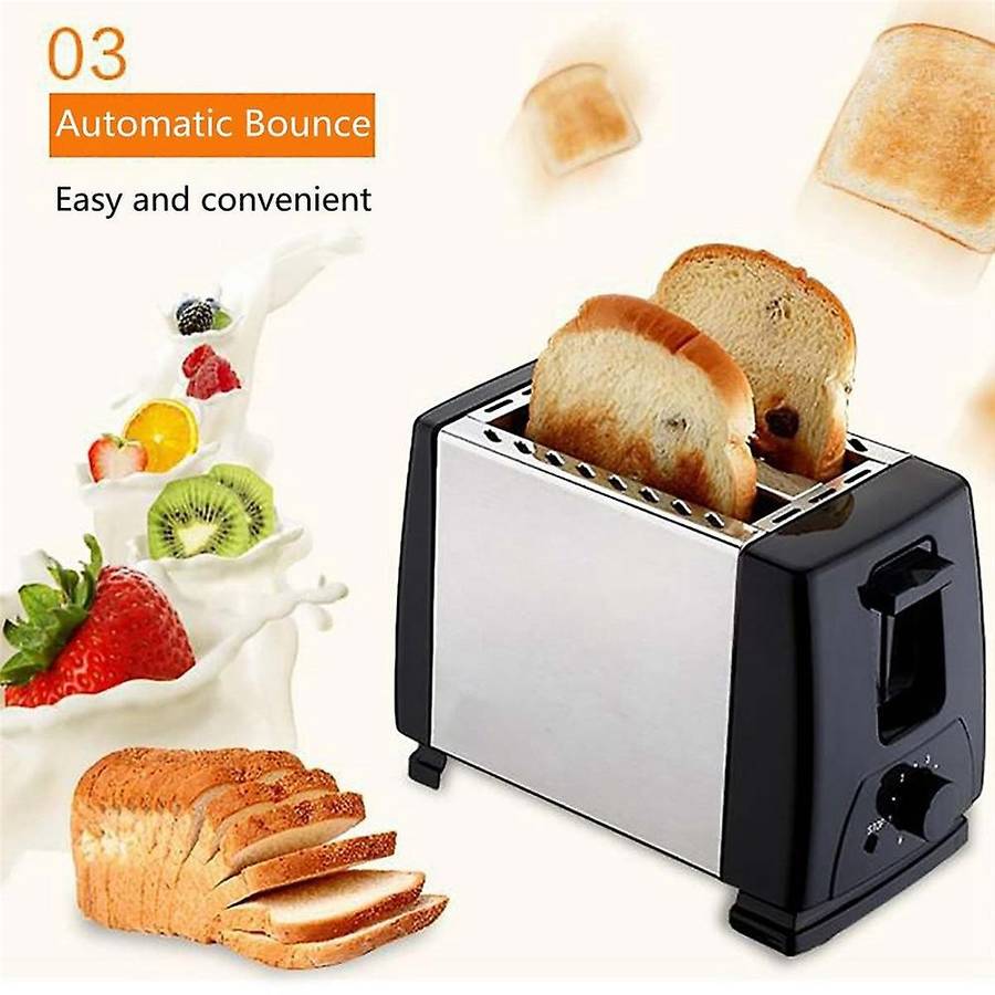 Toasters - Toaster 2 Slice Stainless Steel Toaster Automatic Toaster ...