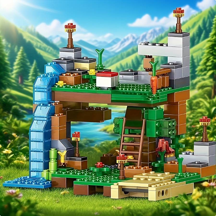 Other LEGO Building Toys 3D Building Model Puzzle Set Style Tree