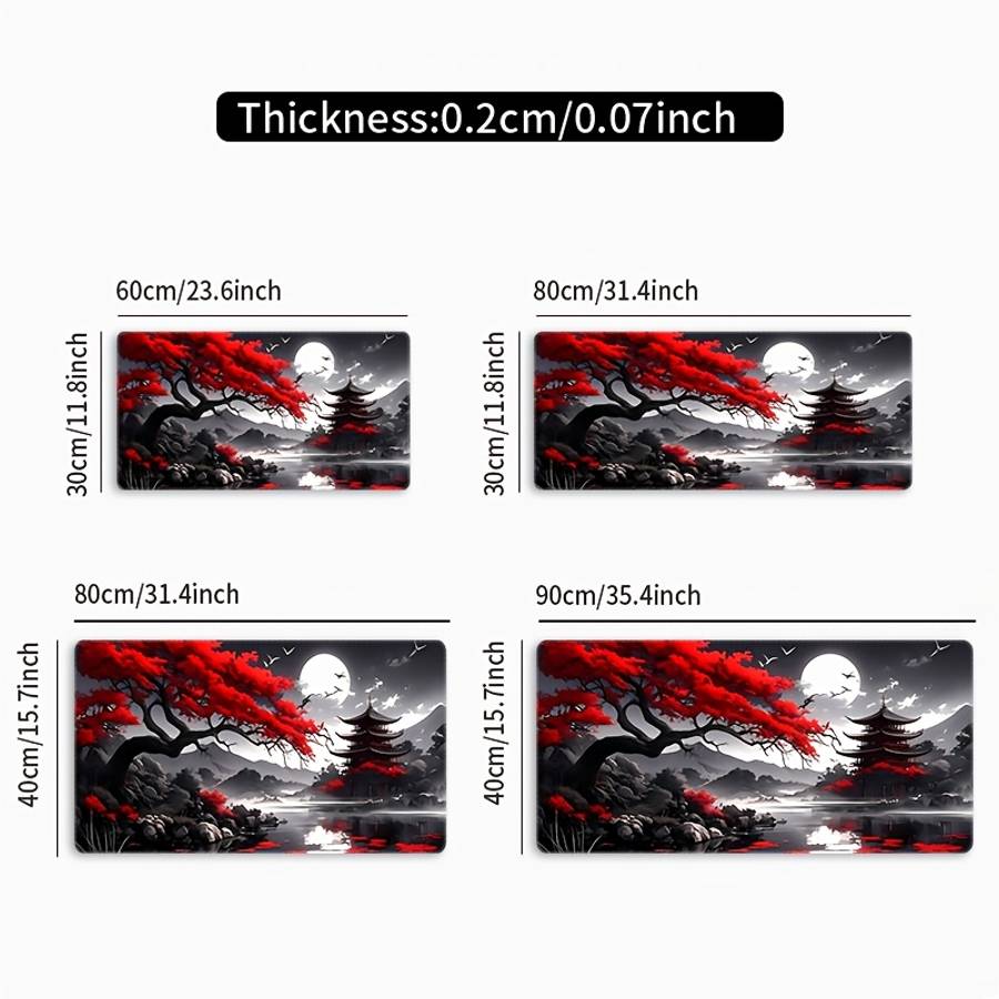 Mouse Pads - HeavyDuty WearResistant Large Fire Style Mouse Slip For ...
