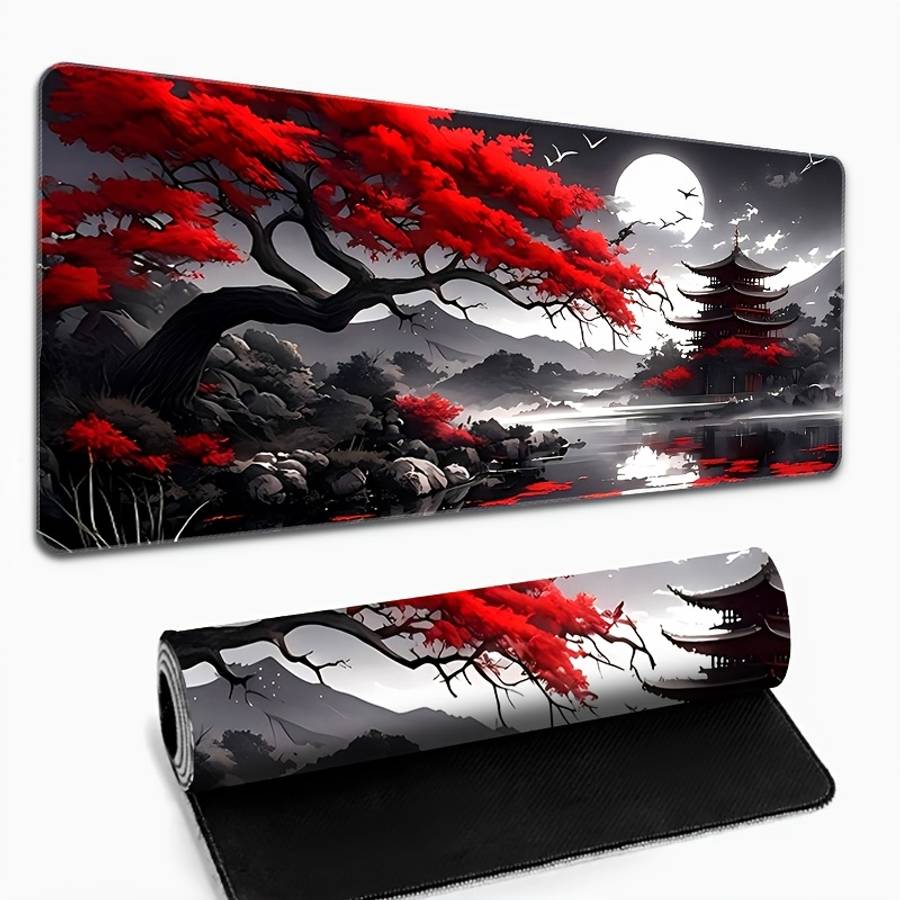 Mouse Pads - HeavyDuty WearResistant Large Fire Style Mouse Slip For ...