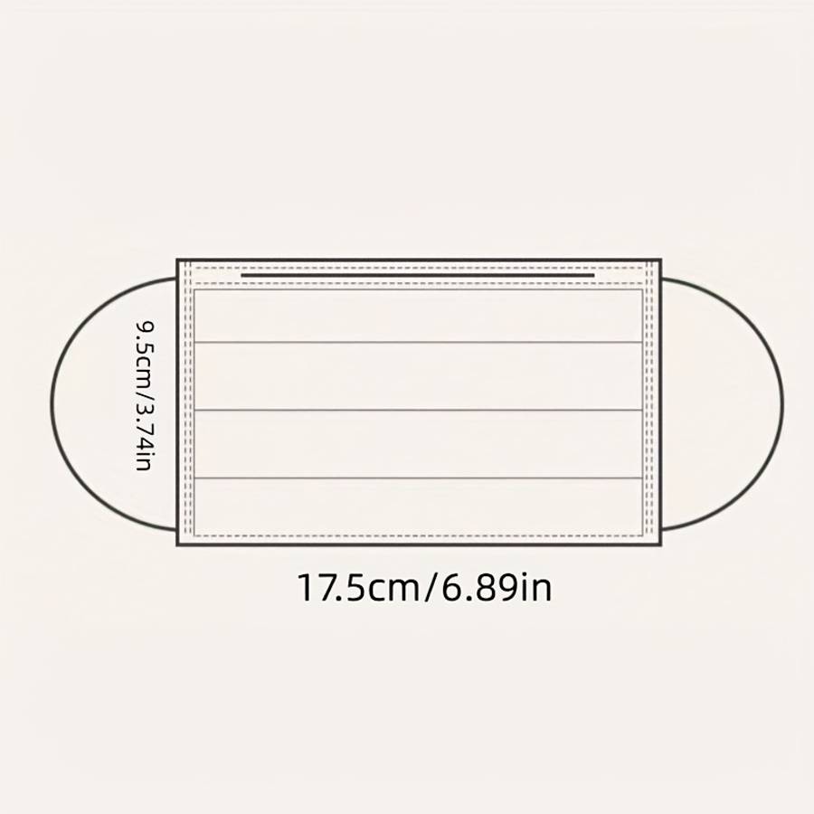 Headwear & Masks - 11Pcs Premium High Aesthetic Disposable Face Mask ...