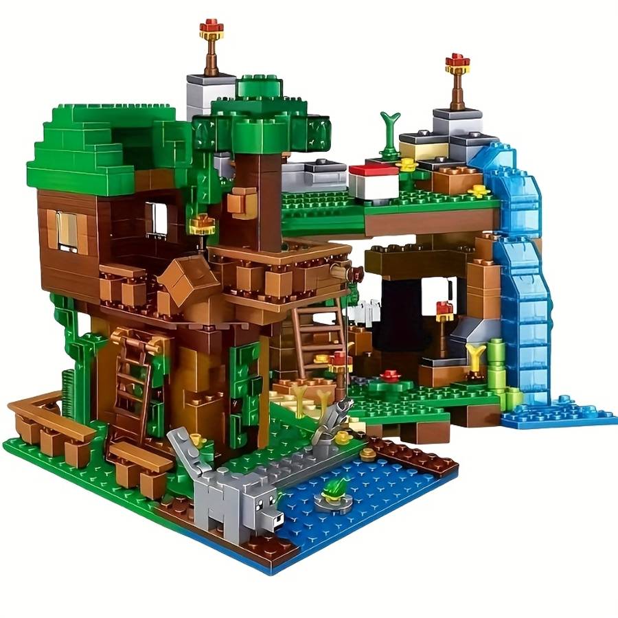 Other LEGO Building Toys 3D Building Model Puzzle Set Style Tree