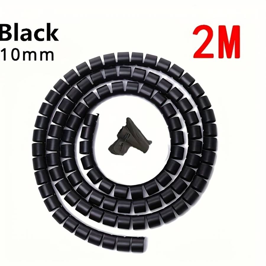 Timers - 2M Flexible Spiral Cable Wire Protector Cable Organizer ...