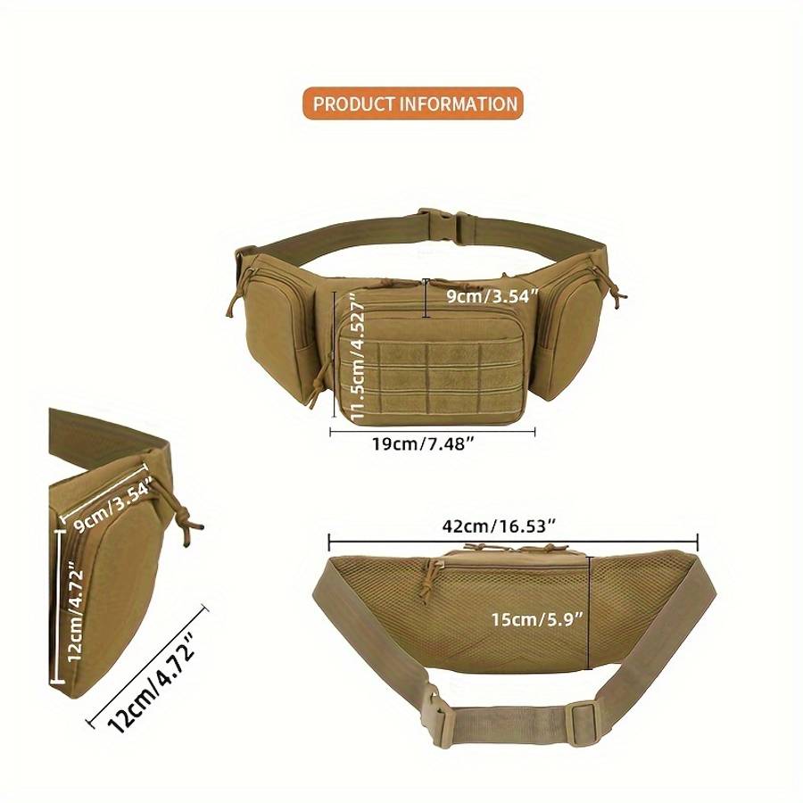 Daypacks - 1pc Tactical Pistol Fanny Pack Multi-Functional Oxford