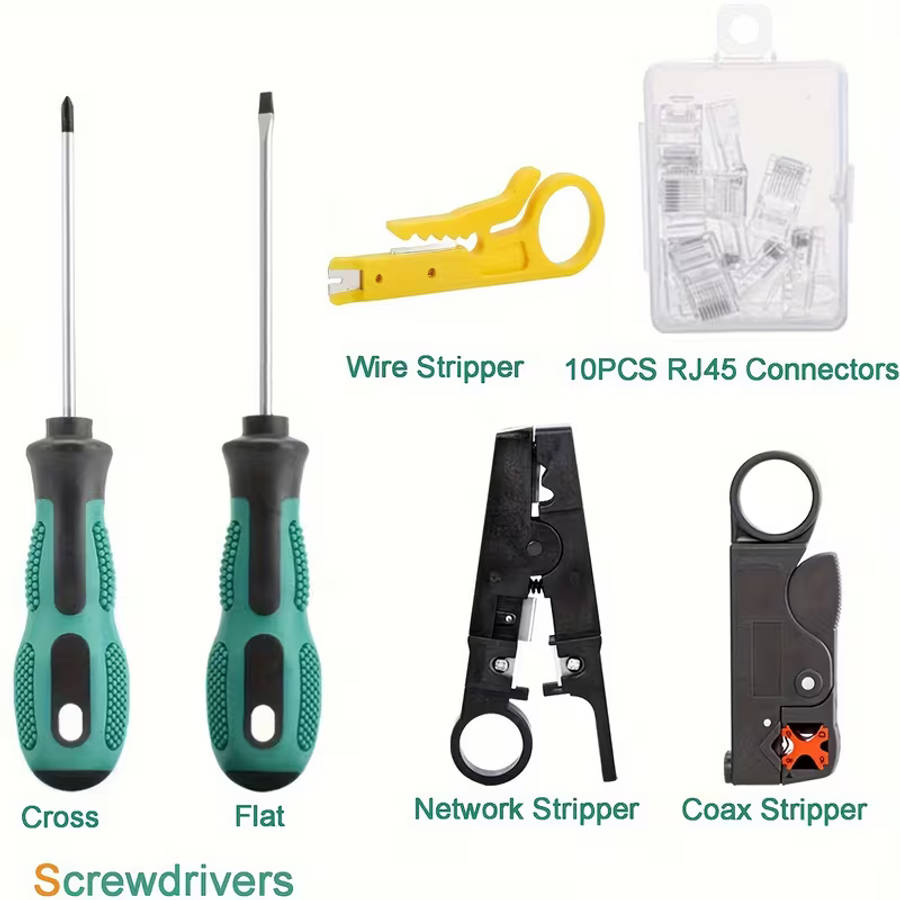 Networking and Telecom Tools - 20pc Repair Tool Network Kit was sold ...