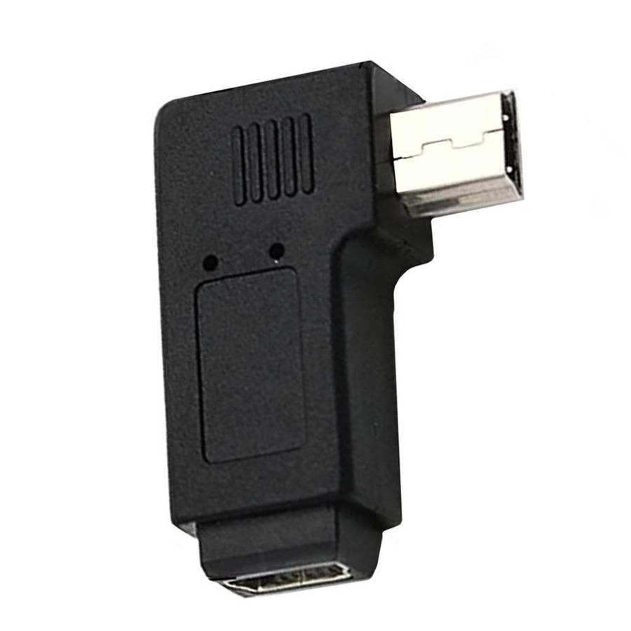 Mini Plug Adapter For Usb Adapters - 90 Degree Mini USB Male to Mini USB Female Extension Left ...
