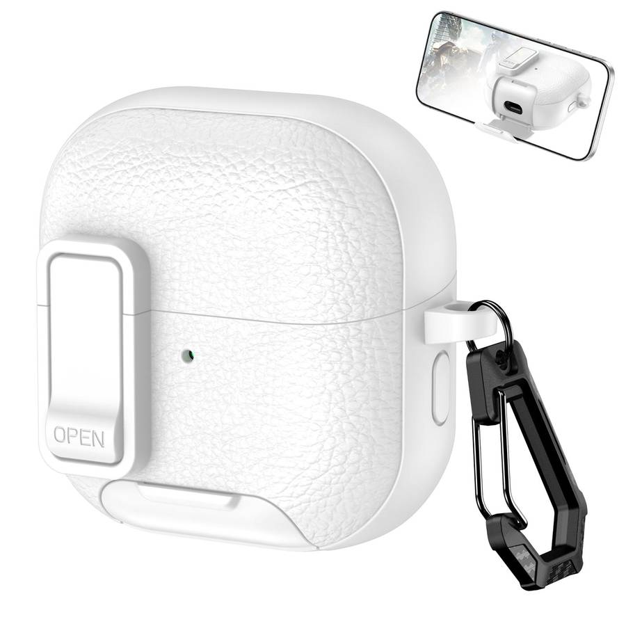 Headsets - For Huawei FreeClip 2 Leather Texture Wireless