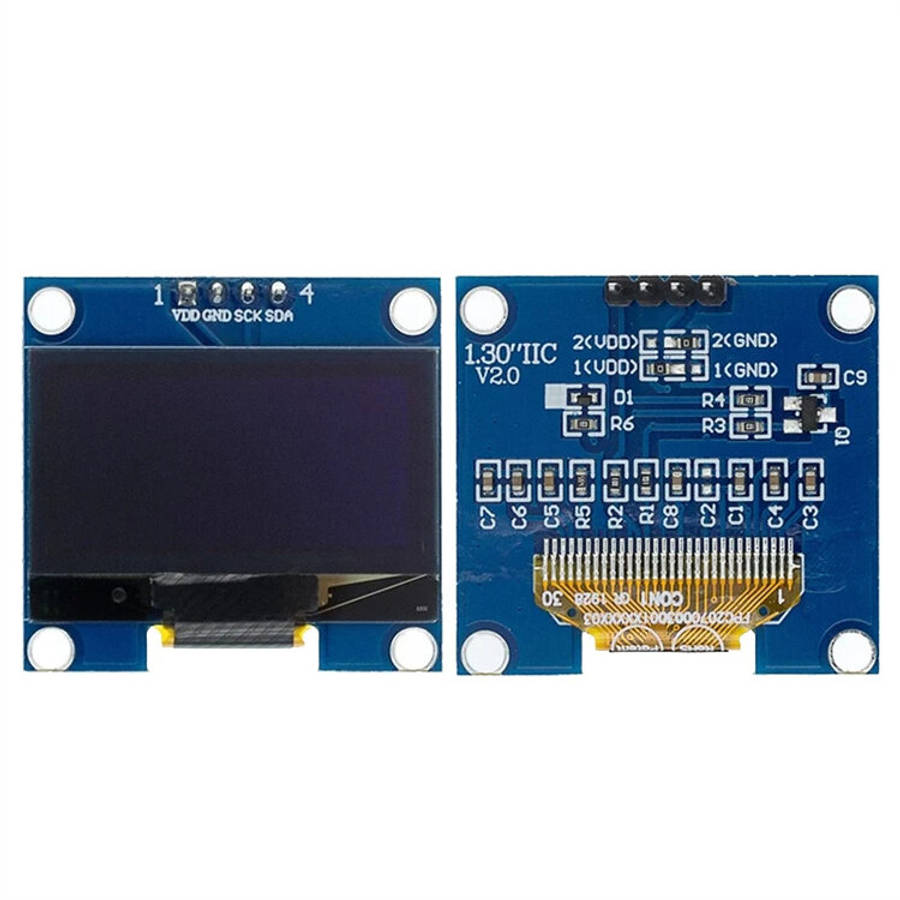 Modules - 7pinSPI-Blue - 1.3 Inch OLED Display Module White/Blue 128X64 ...