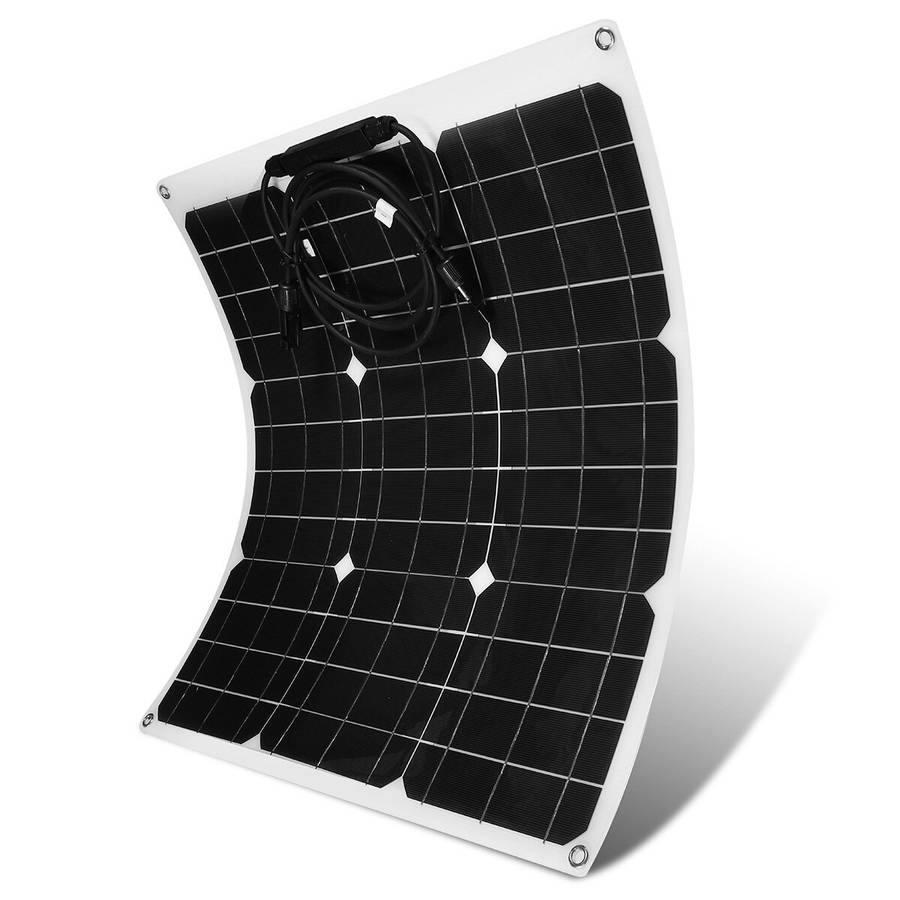 Solar Panels - 120W 18V Monocrystalline Highly Flexible Solar Panel ...