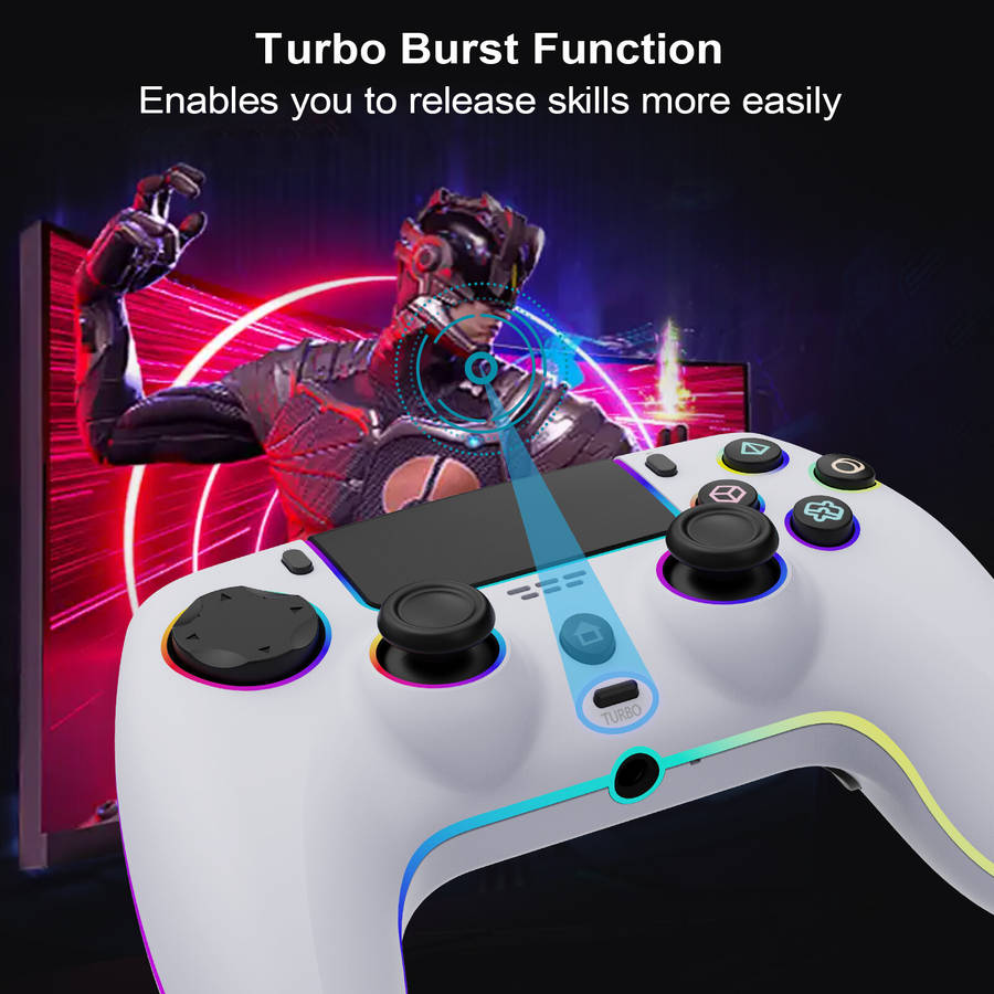 Controllers & Remotes - White - JZ-5005 RGB Wireless Controller with ...